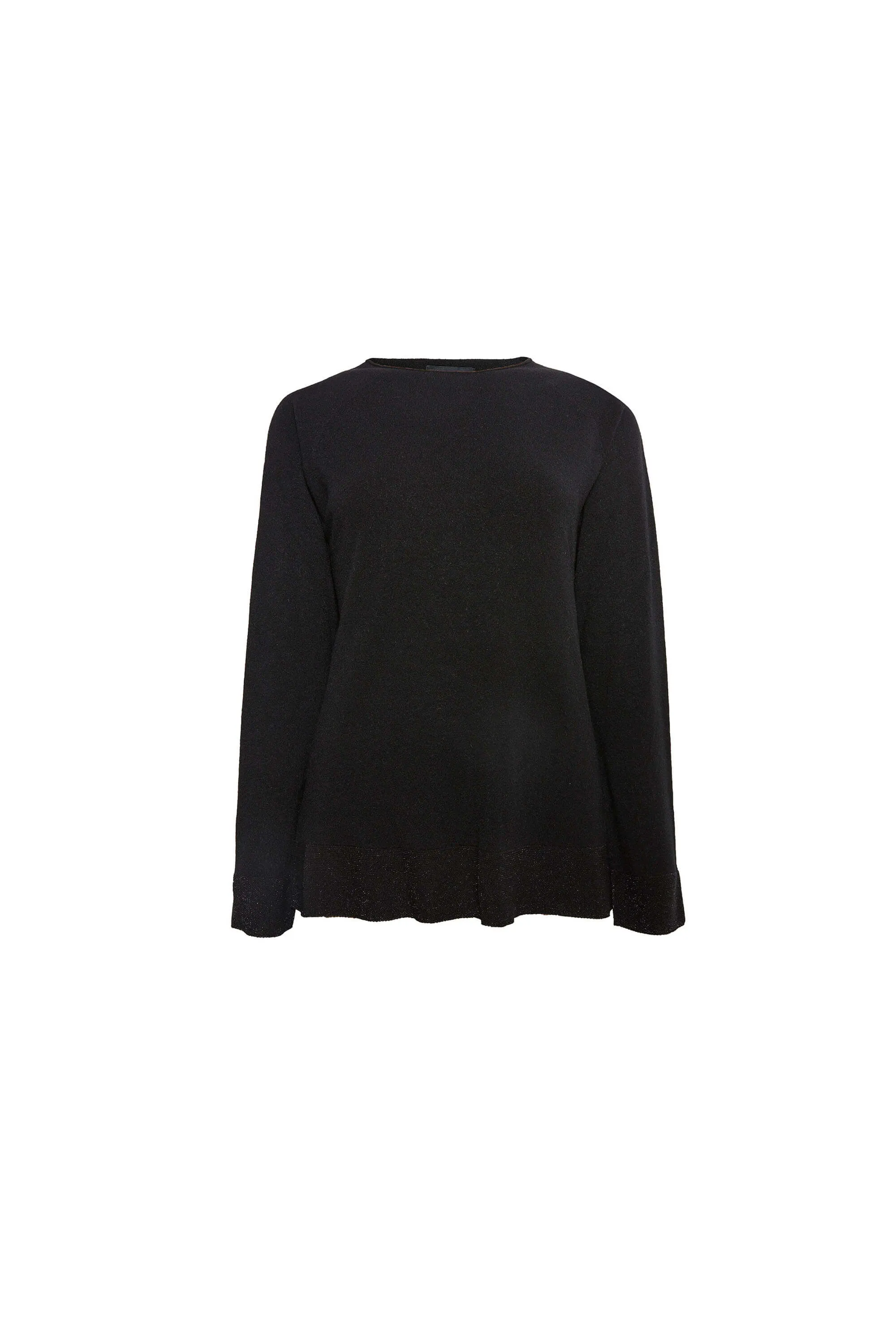 Lurex Detail Jumper Black