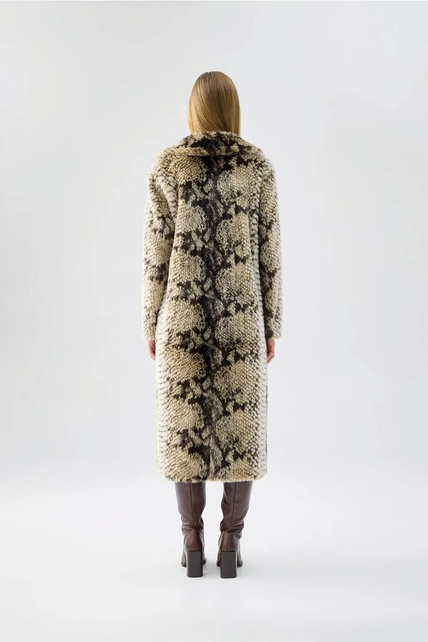 Madame Grace Snake Print Coat