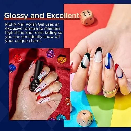 MEFA Gel Nail Polish Set | 12 Colours | Magical Adventure