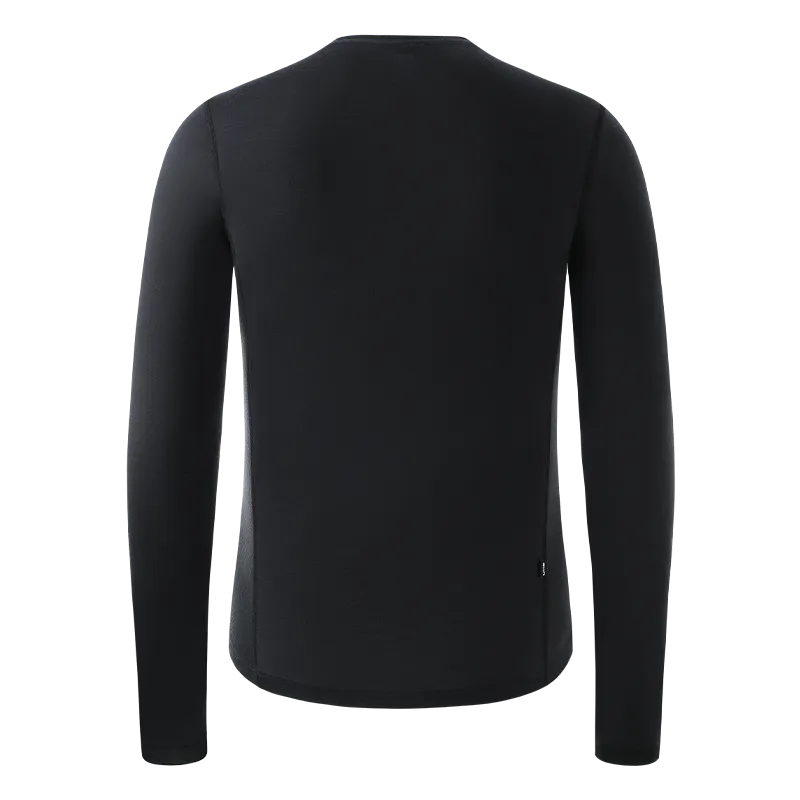 Men's PR-1 Merino Wool L/S Base Layer XingChuan-Black