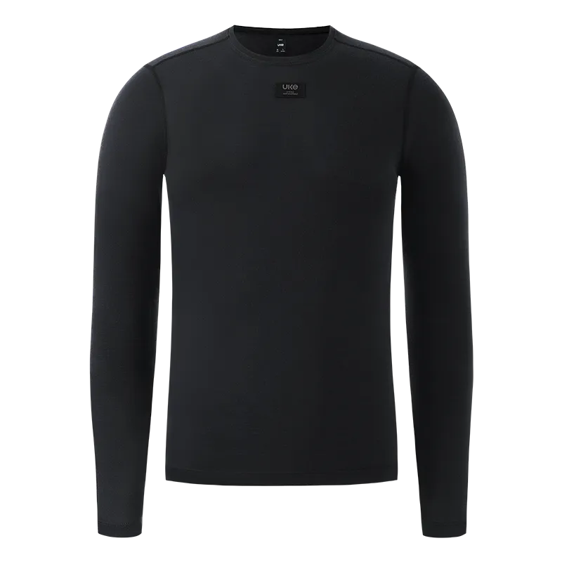 Men's PR-1 Merino Wool L/S Base Layer XingChuan-Black