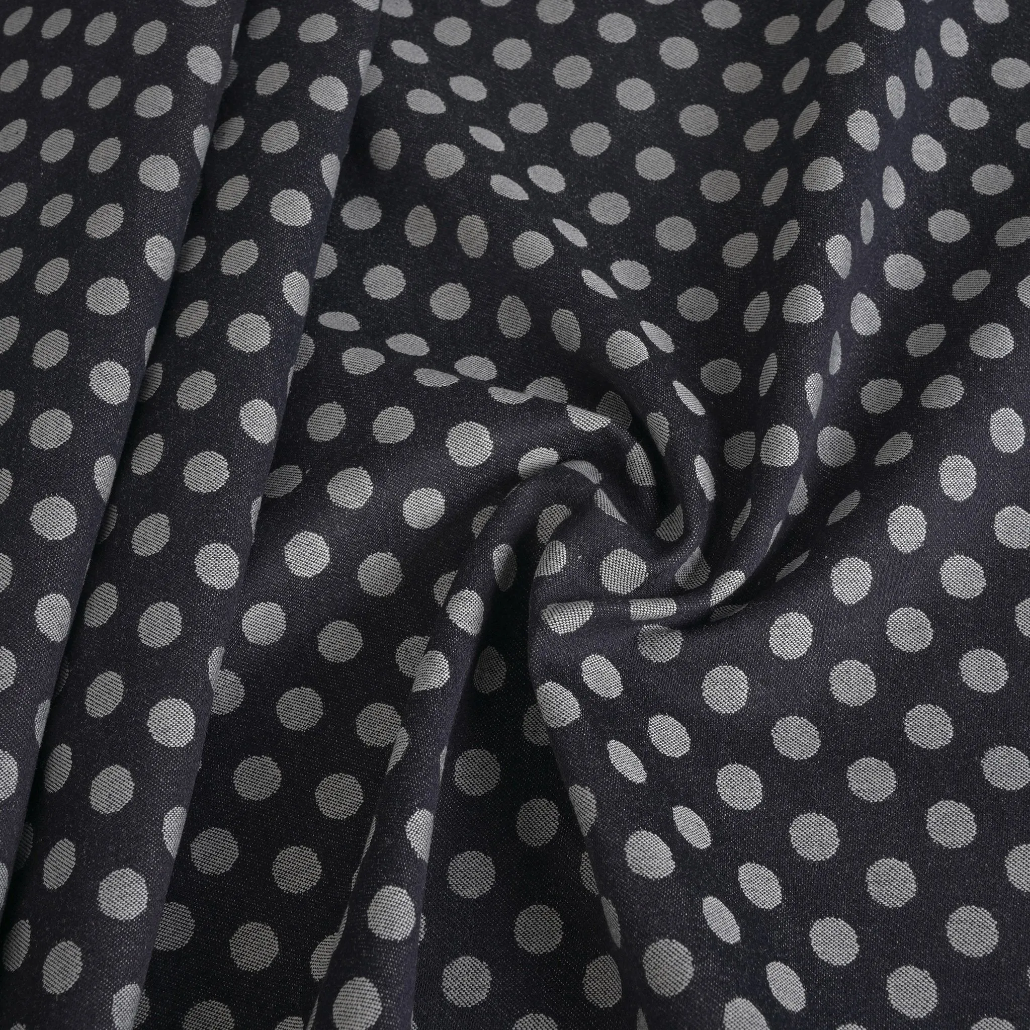 Midnight Polkadot Denim - 96911