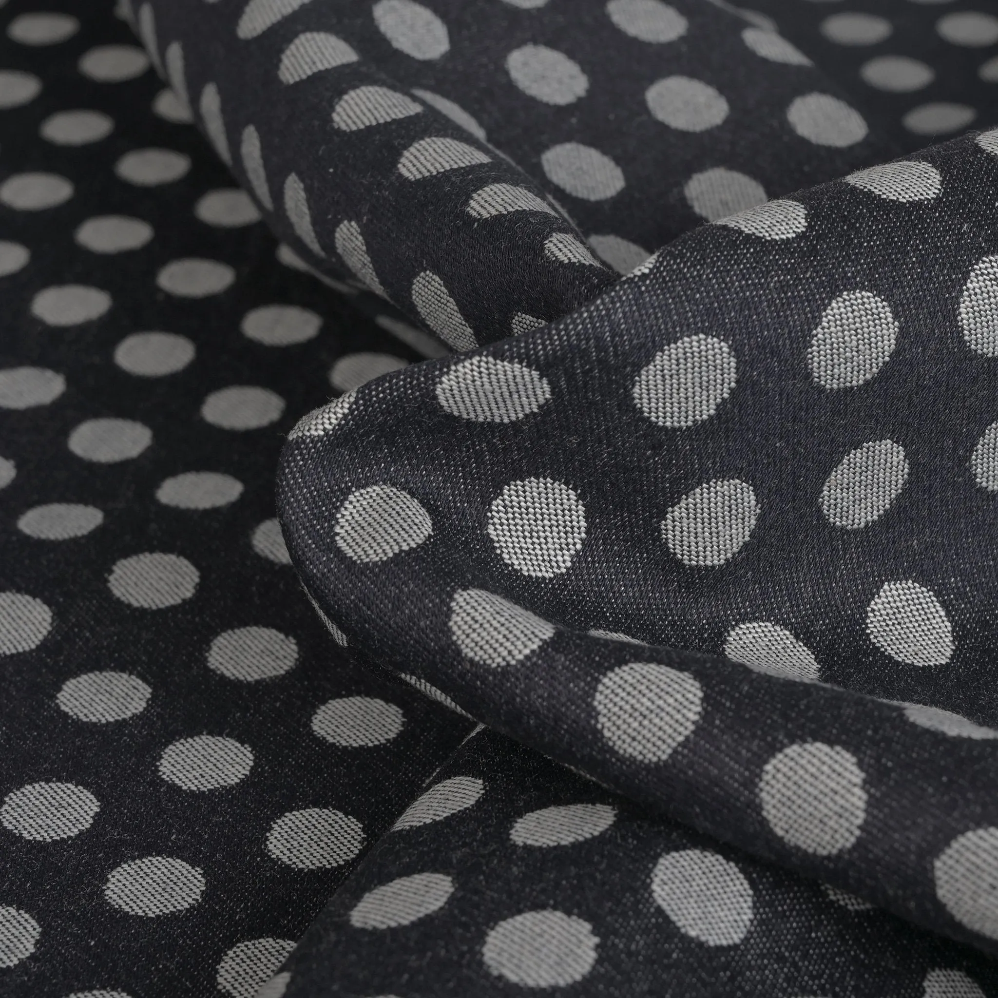 Midnight Polkadot Denim - 96911