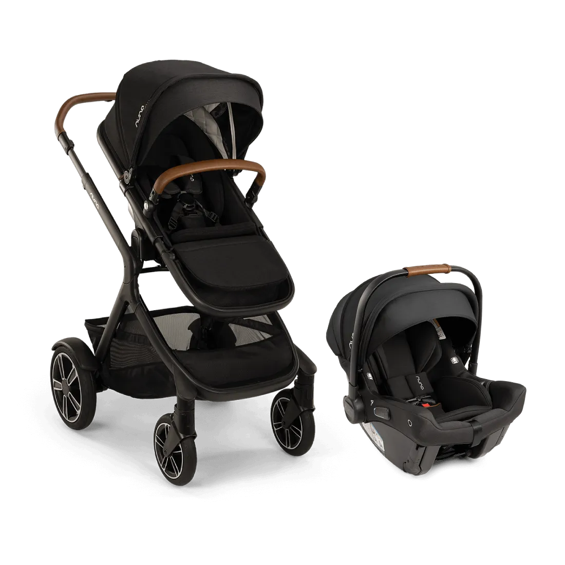 Nuna - Demi NEXT   Pipa URBN Travel System - Caviar