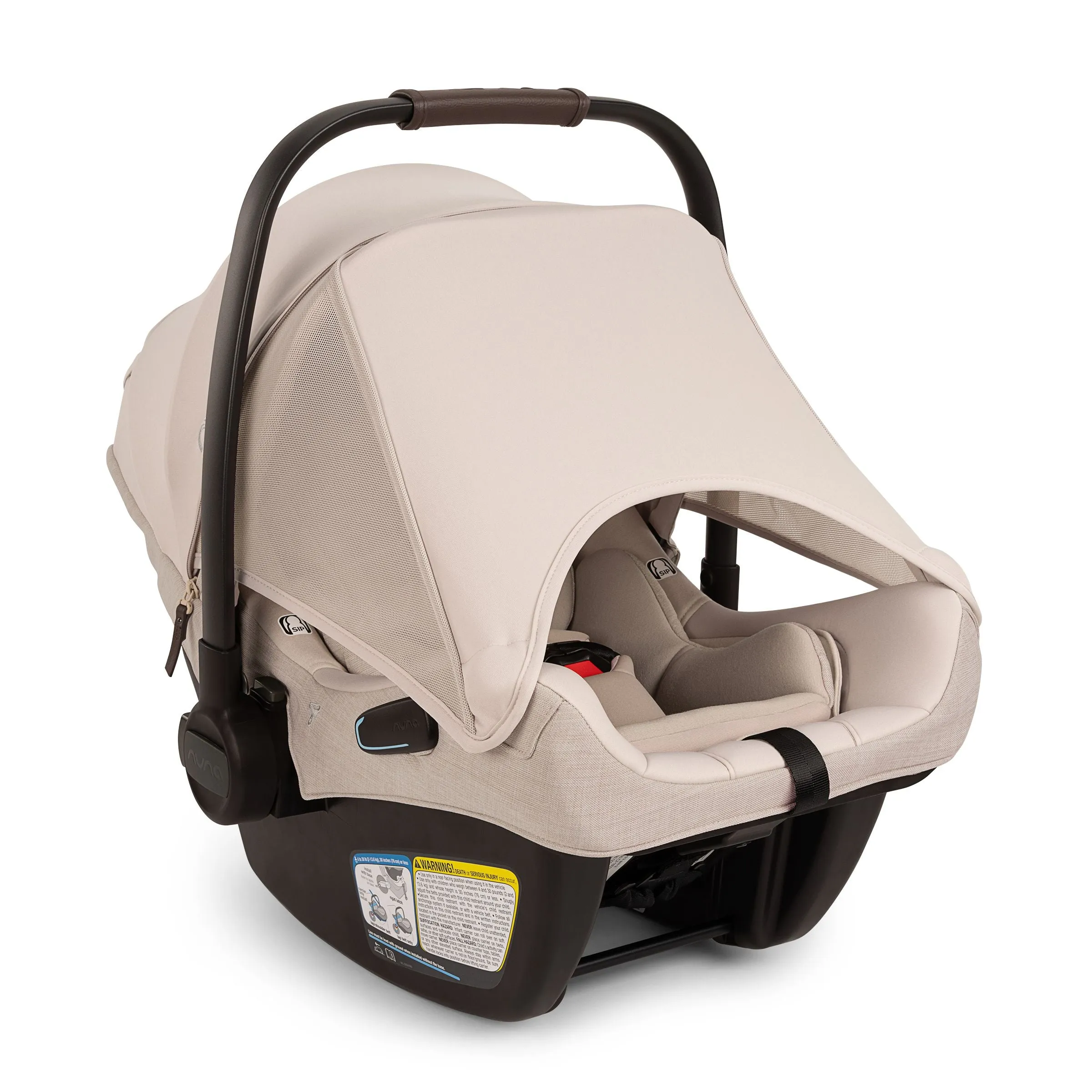 Nuna - Pipa Aire RX Infant Car Seat   Pipa RELX Base - Biscotti