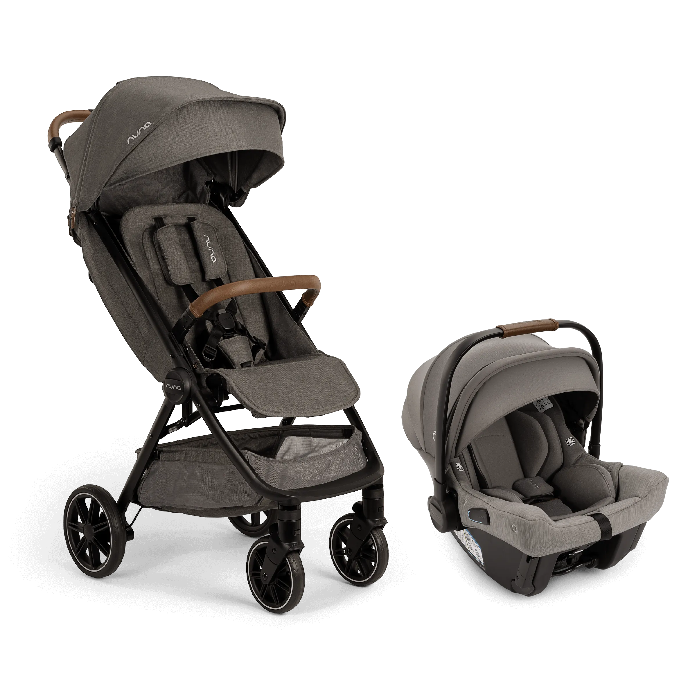 Nuna - Pipa URBN   TRVL LX Stroller Travel System - Granite