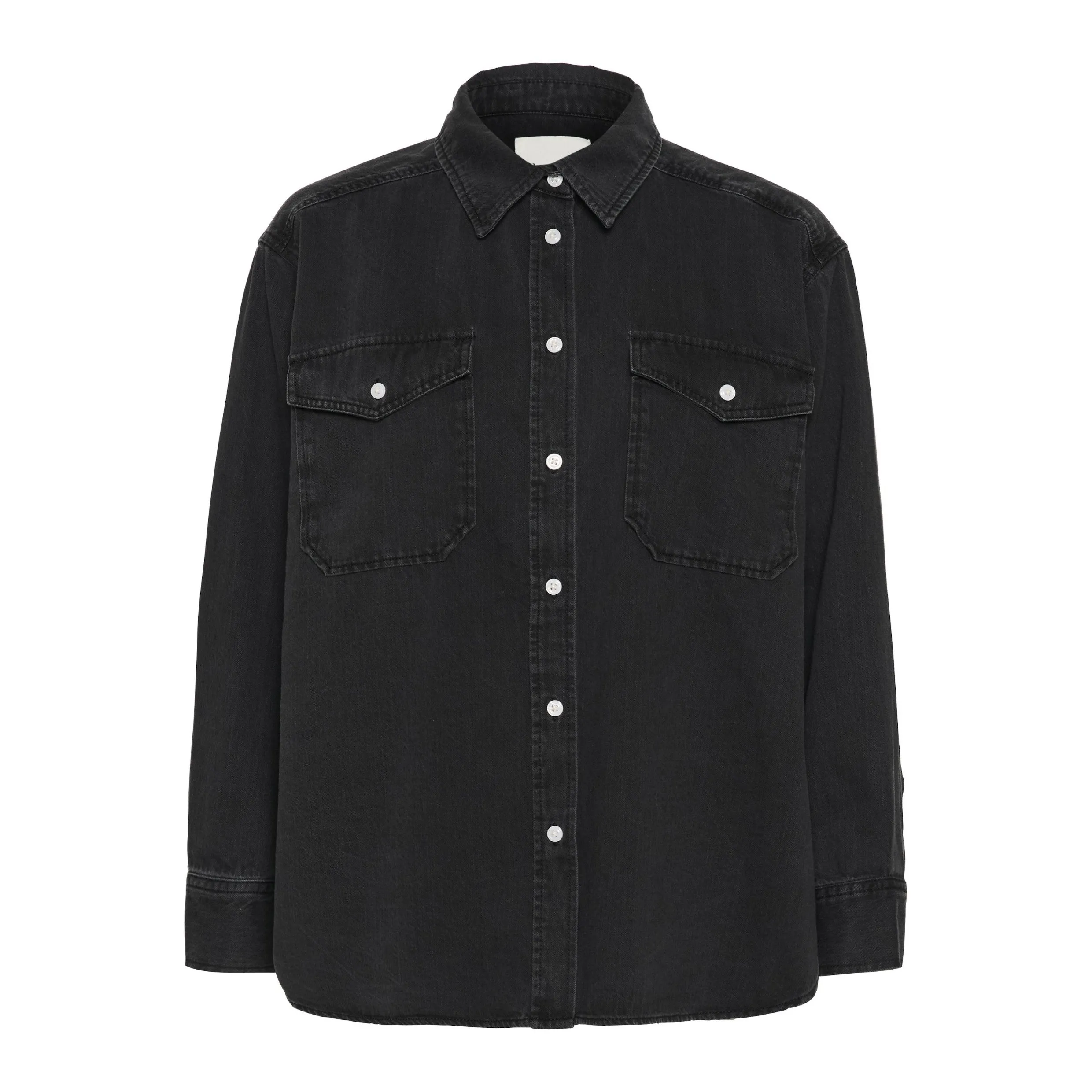 Part Two CollettePW Shirt In Washed Black Denim 30308571