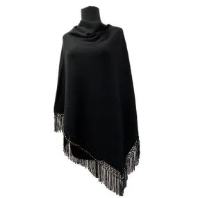 Poncho with Fringe