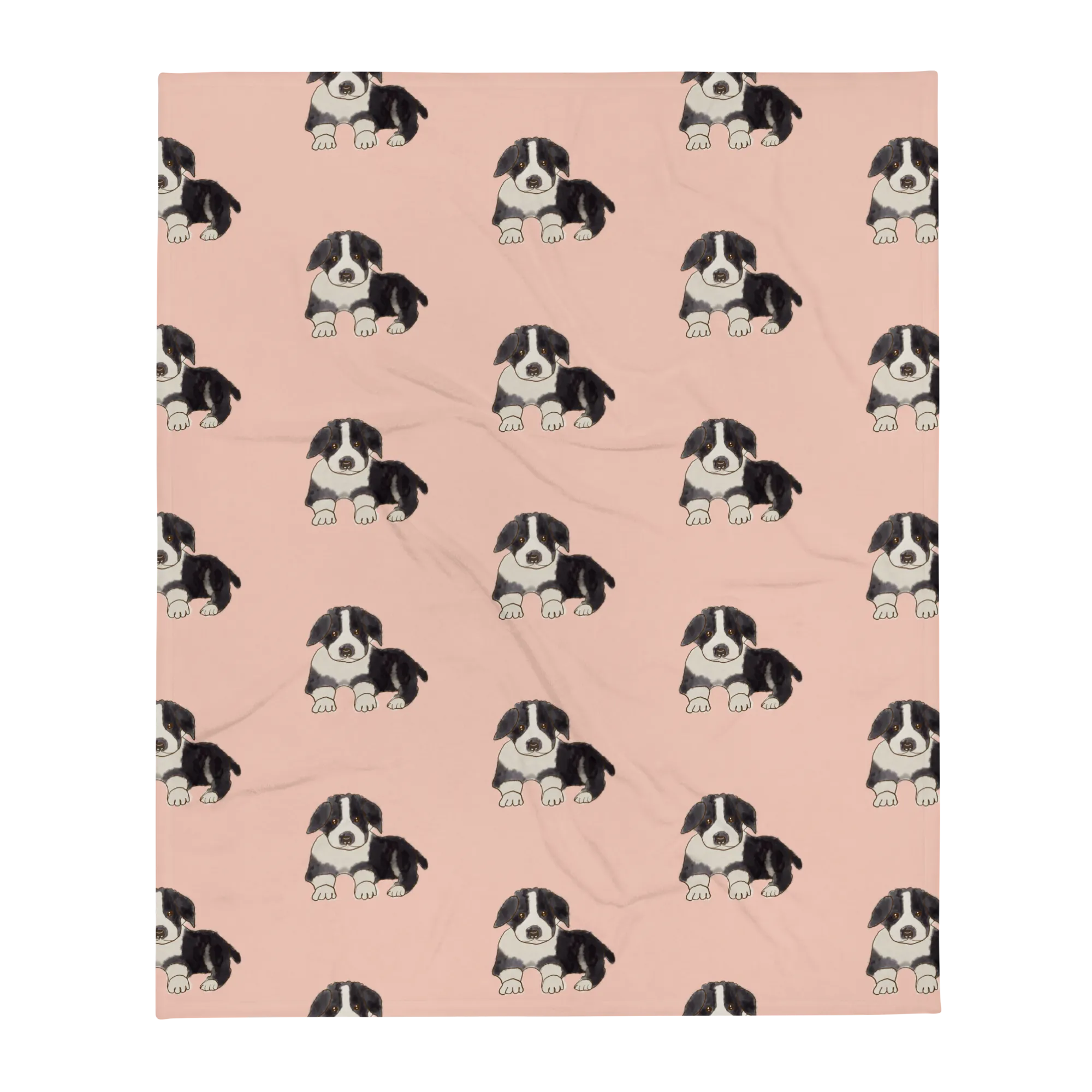 Puppy Pattern Cute Throw Blanket