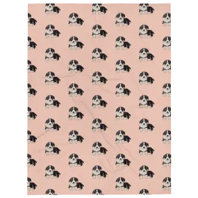 Puppy Pattern Cute Throw Blanket