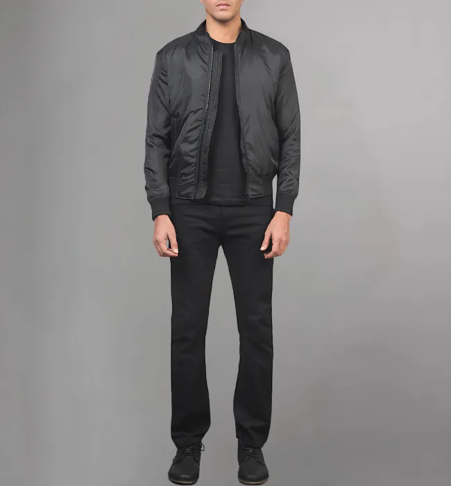 Ramon Black Bomber Jacket