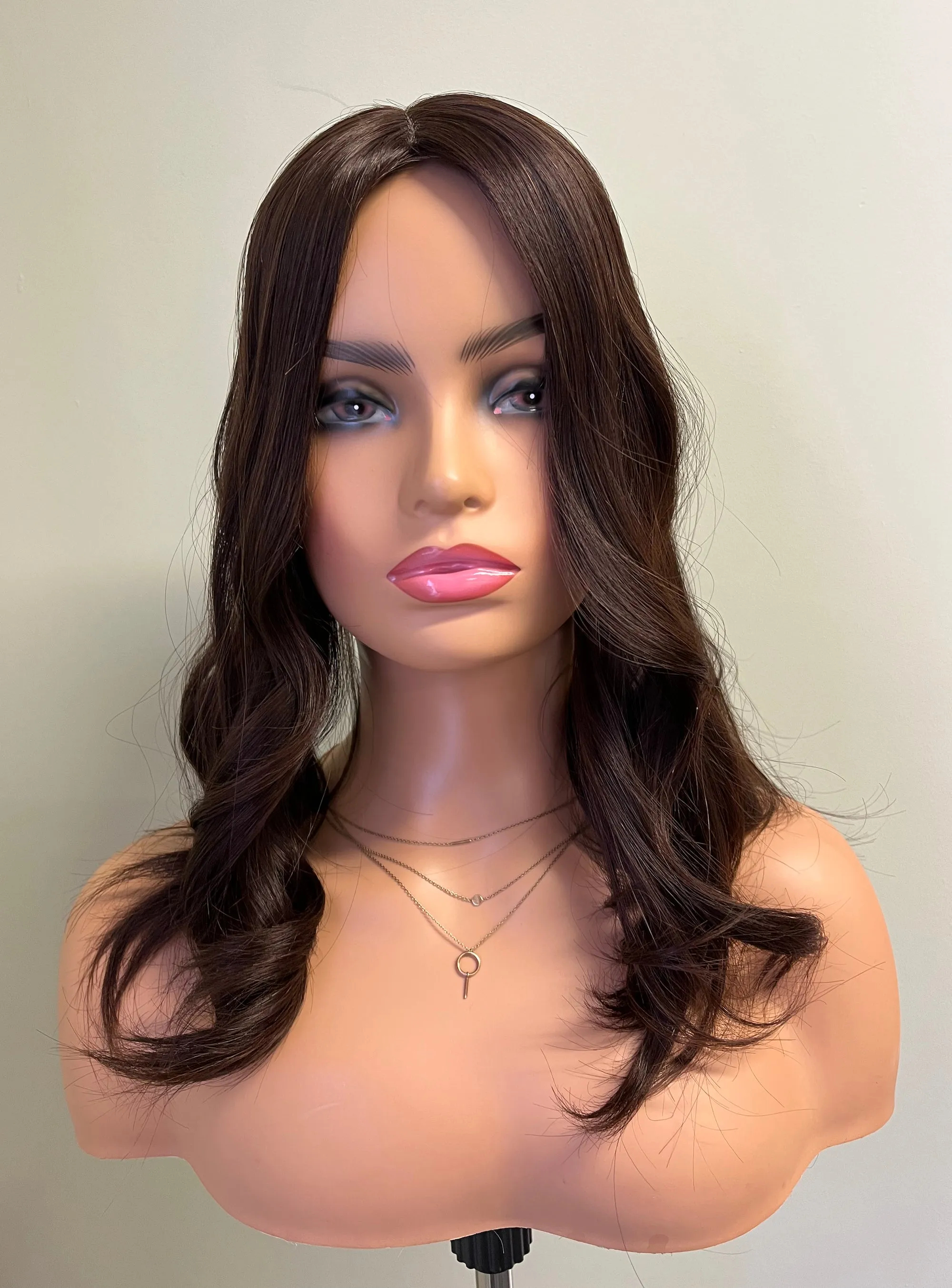 REBECCA | Super Flat human hair topper