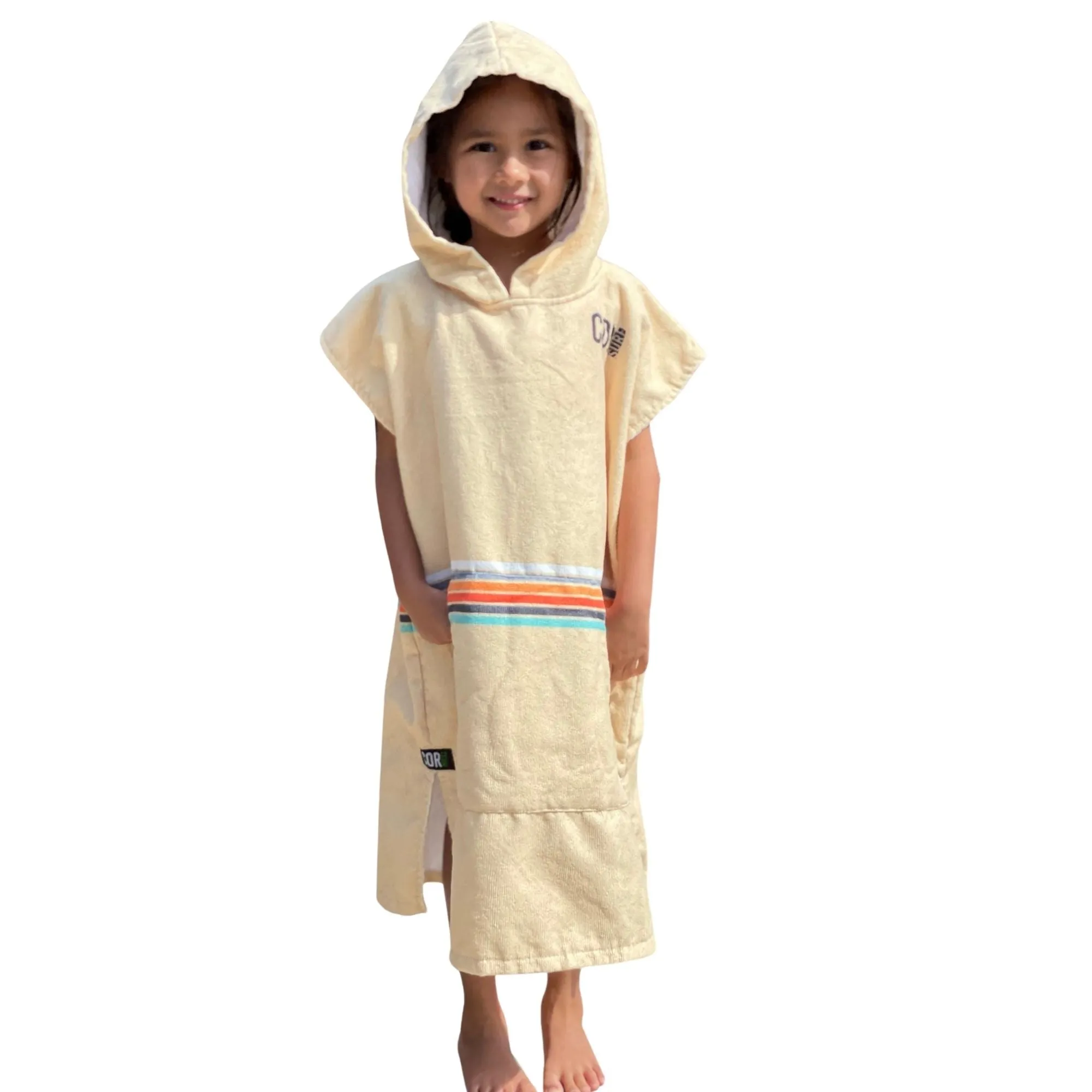 Retro Sand Changing Towel Poncho - Kids (Small)