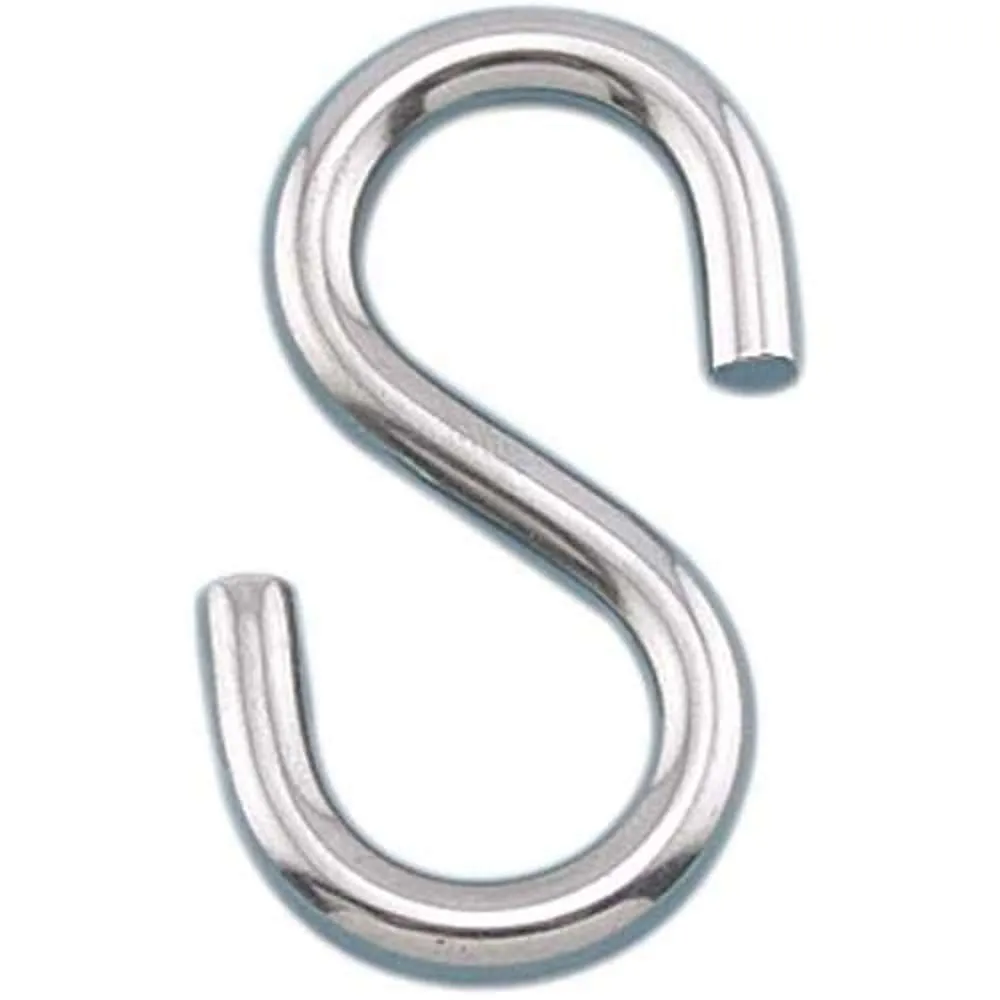 S-Hooks 4mm Zinc Plated