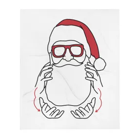 SANTA (ASL) Throw Blanket