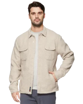 SCARSDALE FLEECE-LINED SHERPA SHIRT JACKET