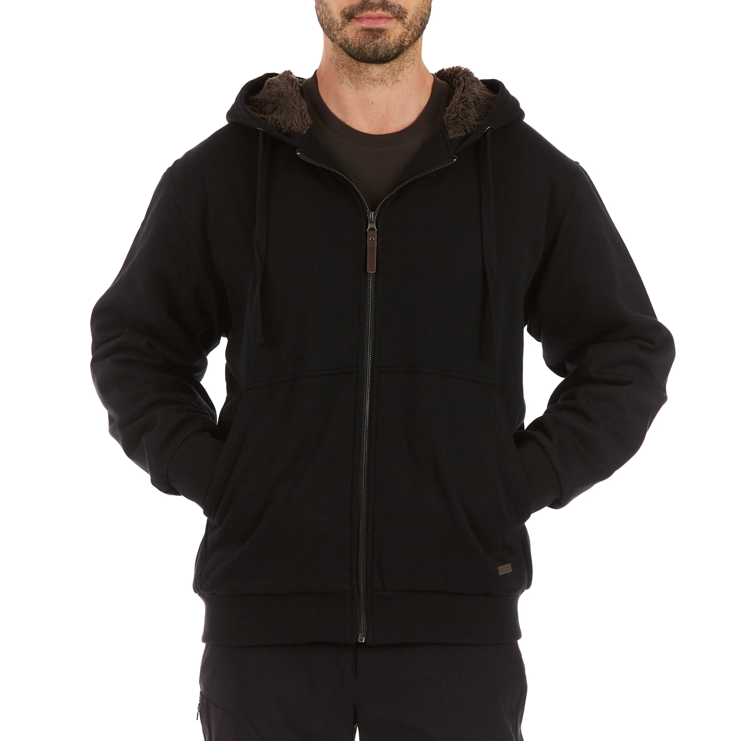 SHERPA-LINED FLEECE JACKET