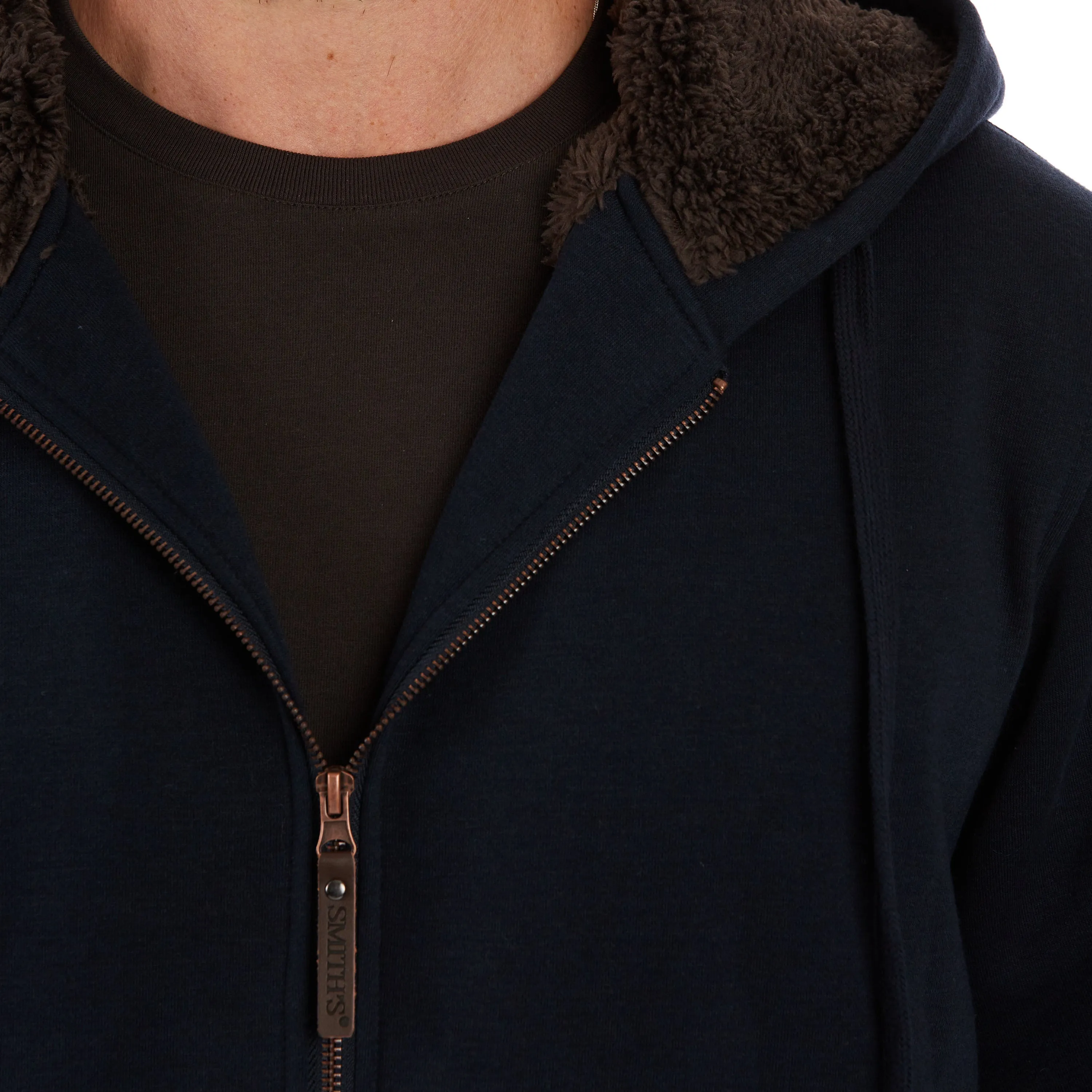 SHERPA-LINED FLEECE JACKET