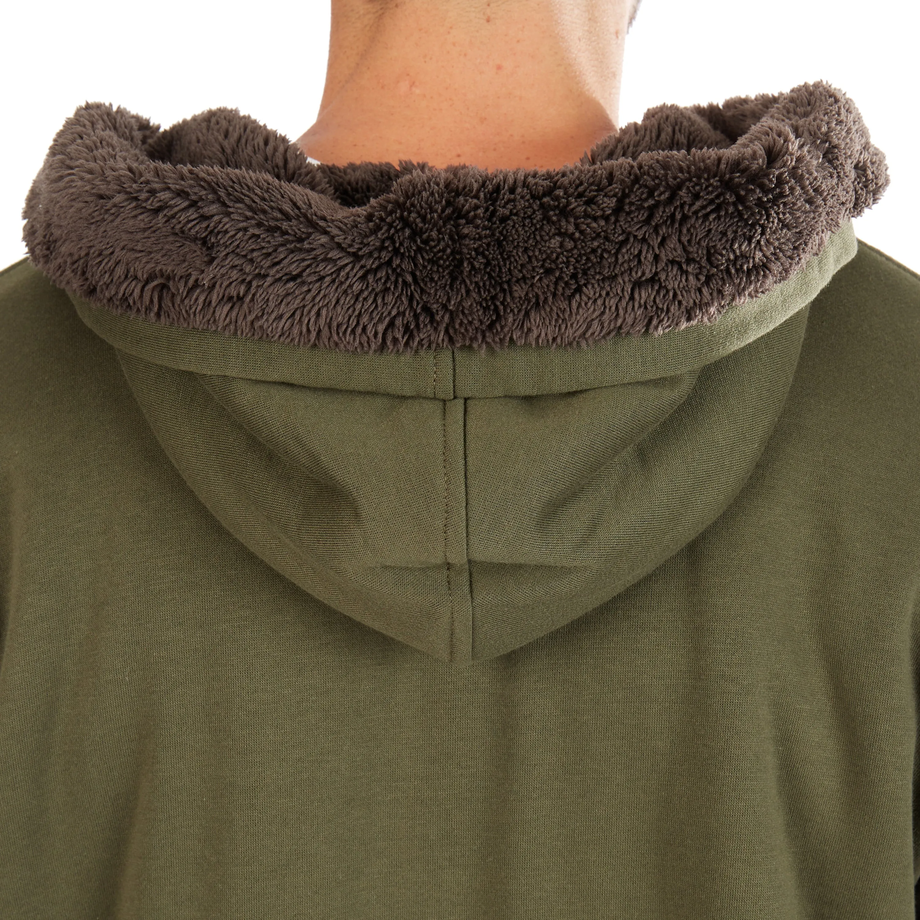 SHERPA-LINED FLEECE JACKET