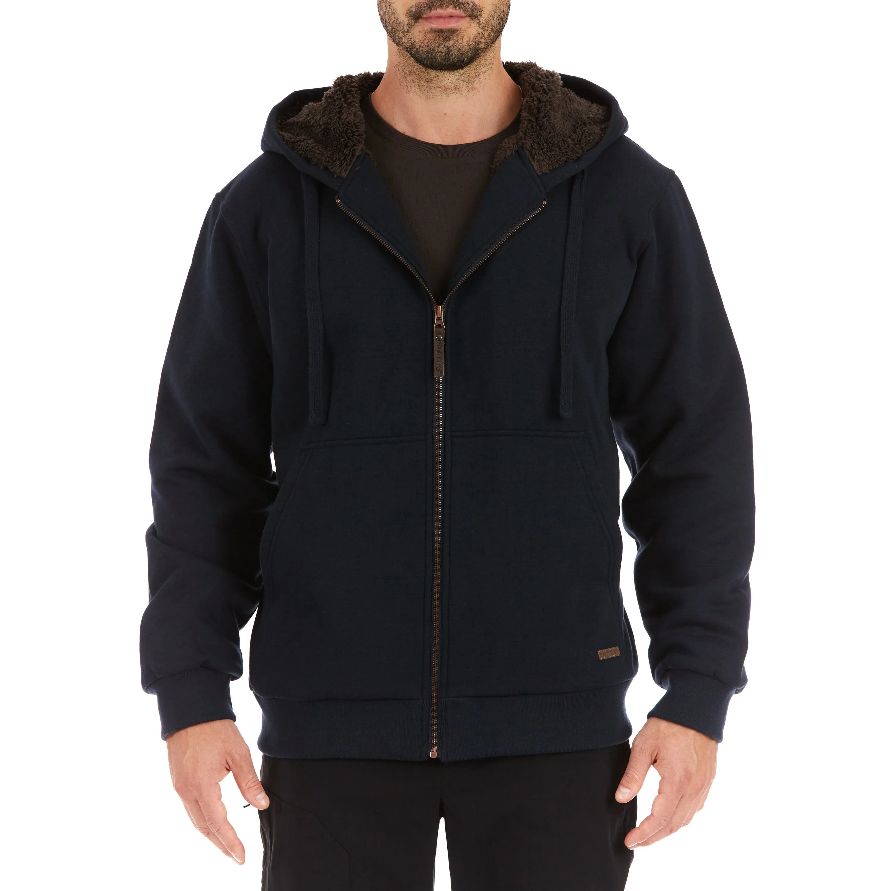 SHERPA-LINED FLEECE JACKET