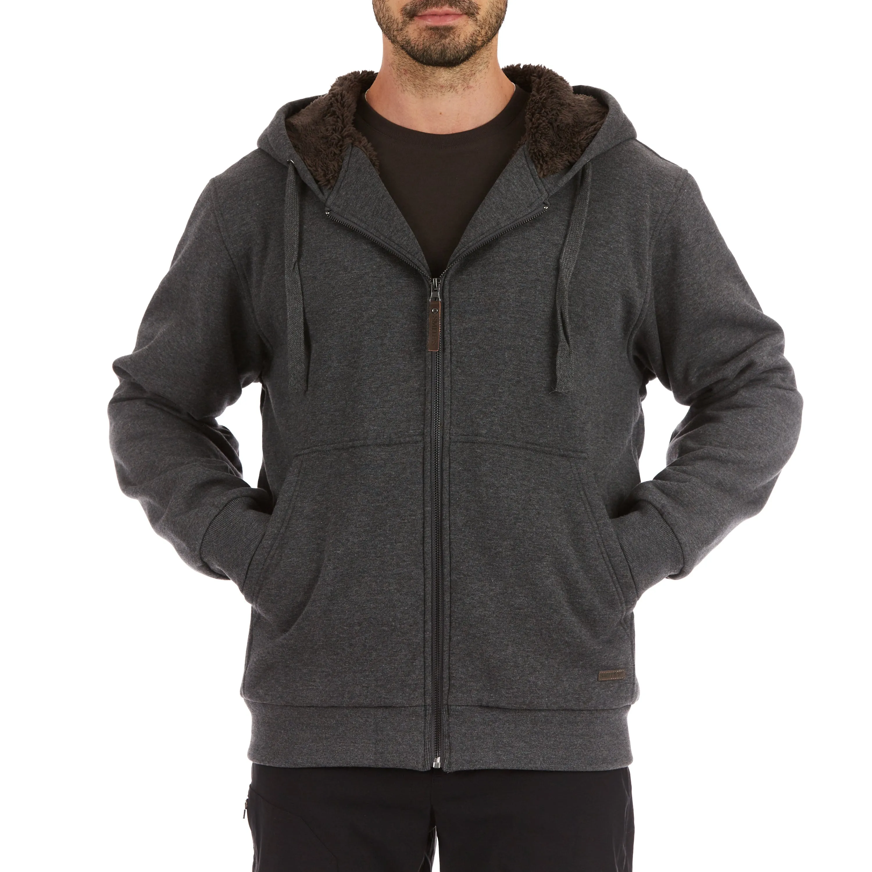 SHERPA-LINED FLEECE JACKET