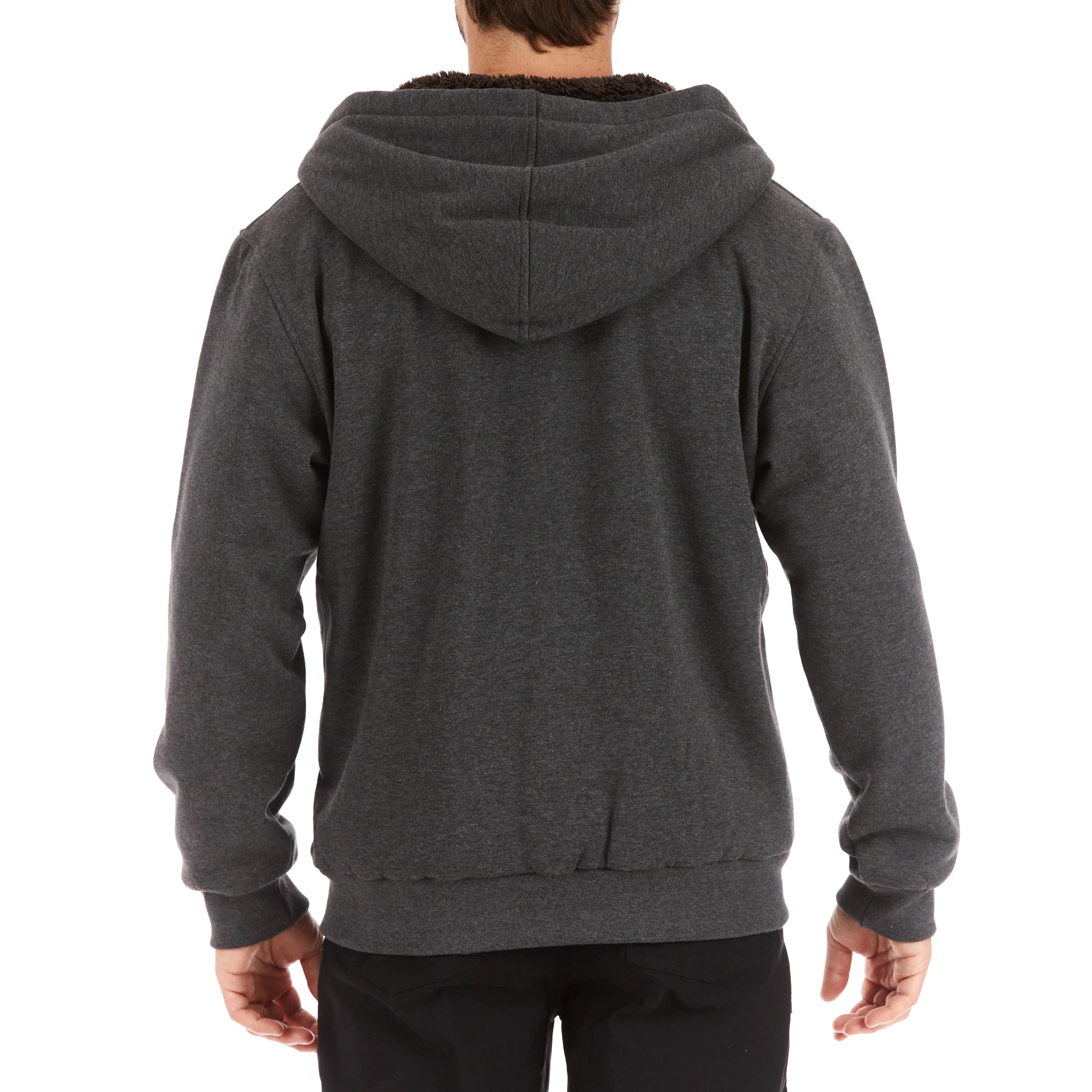 SHERPA-LINED FLEECE JACKET