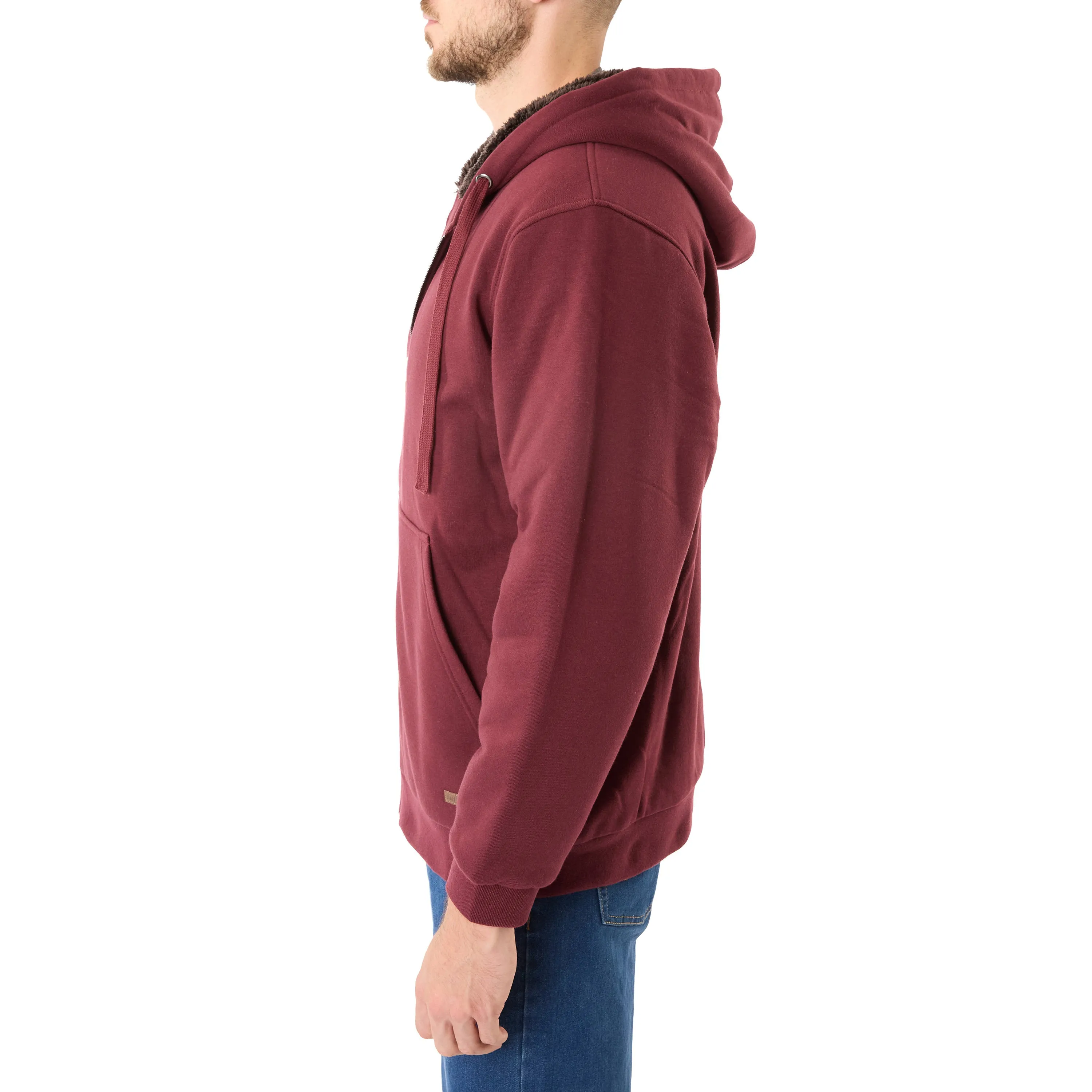 SHERPA-LINED FLEECE JACKET