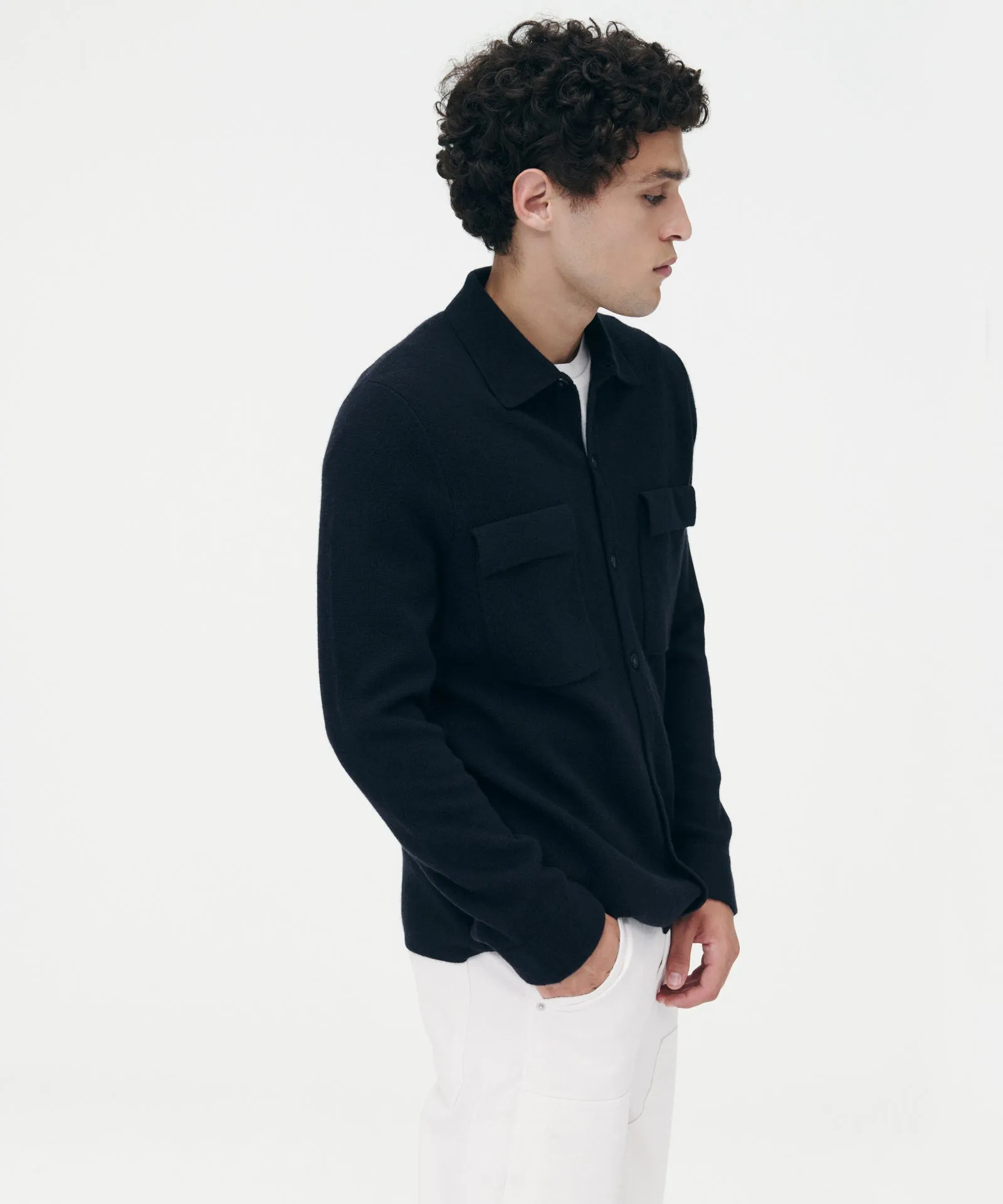 Signature Cashmere Field Shirt Jacket