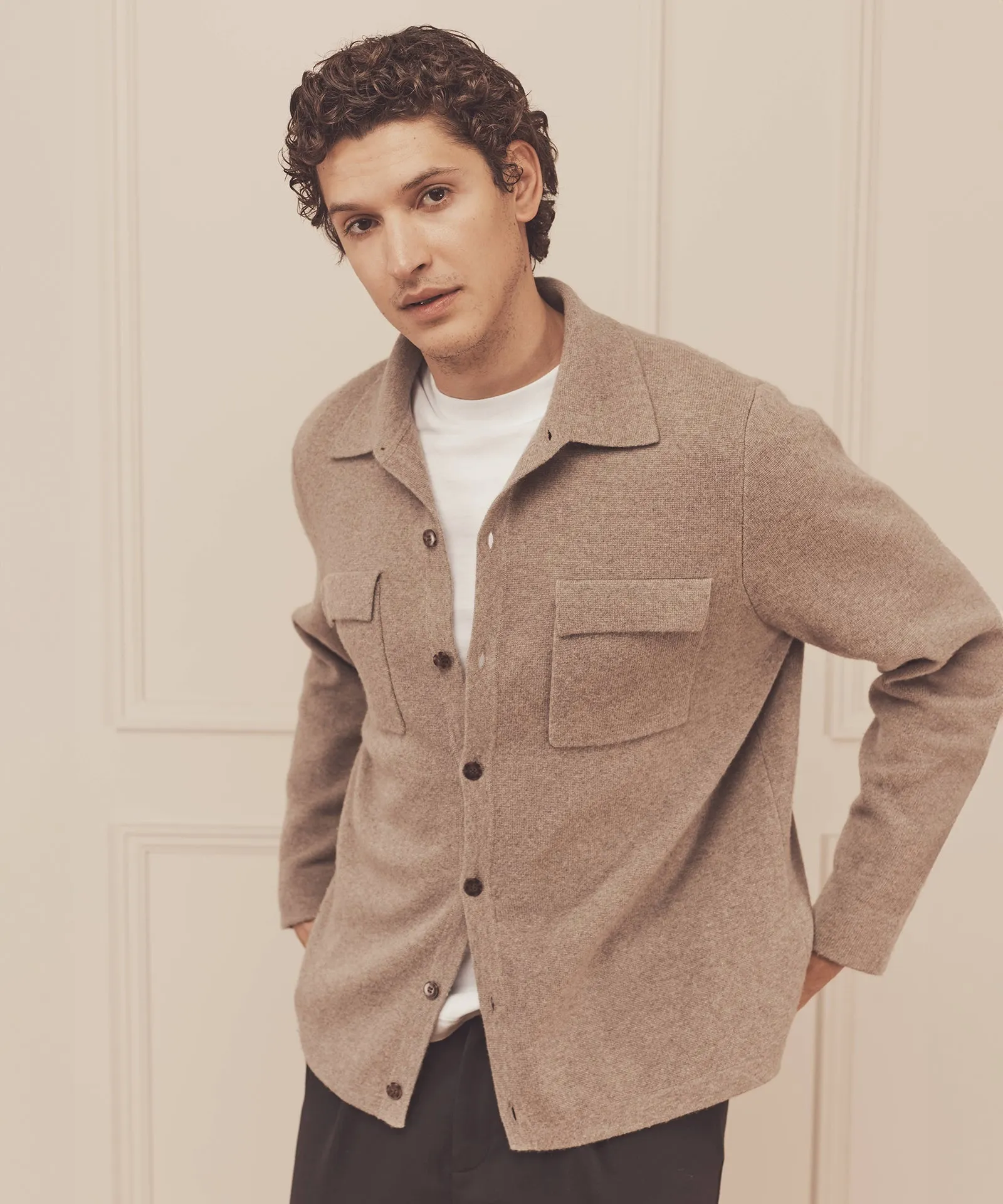 Signature Cashmere Field Shirt Jacket