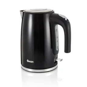 Swan TownHouse Black 1.7L Jug Kettle