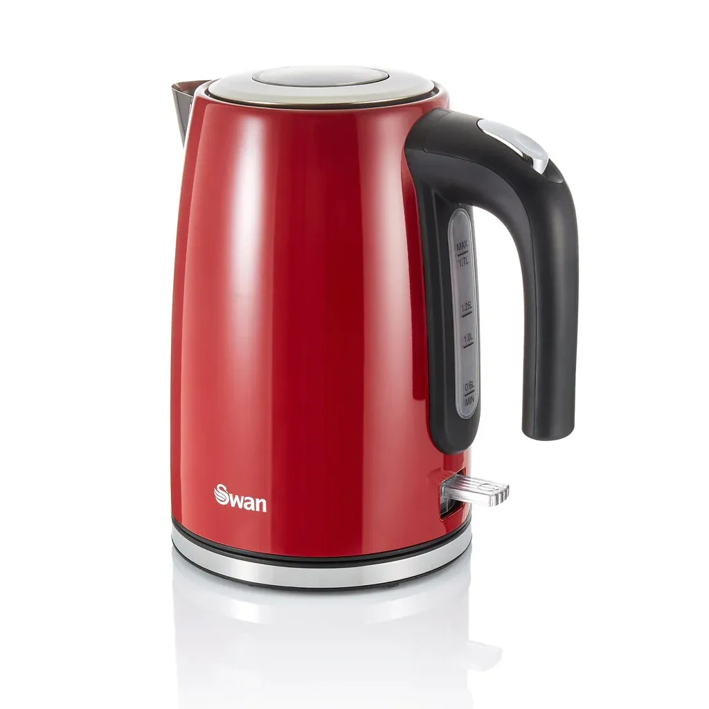 Swan TownHouse Red 1.7L Jug Kettle