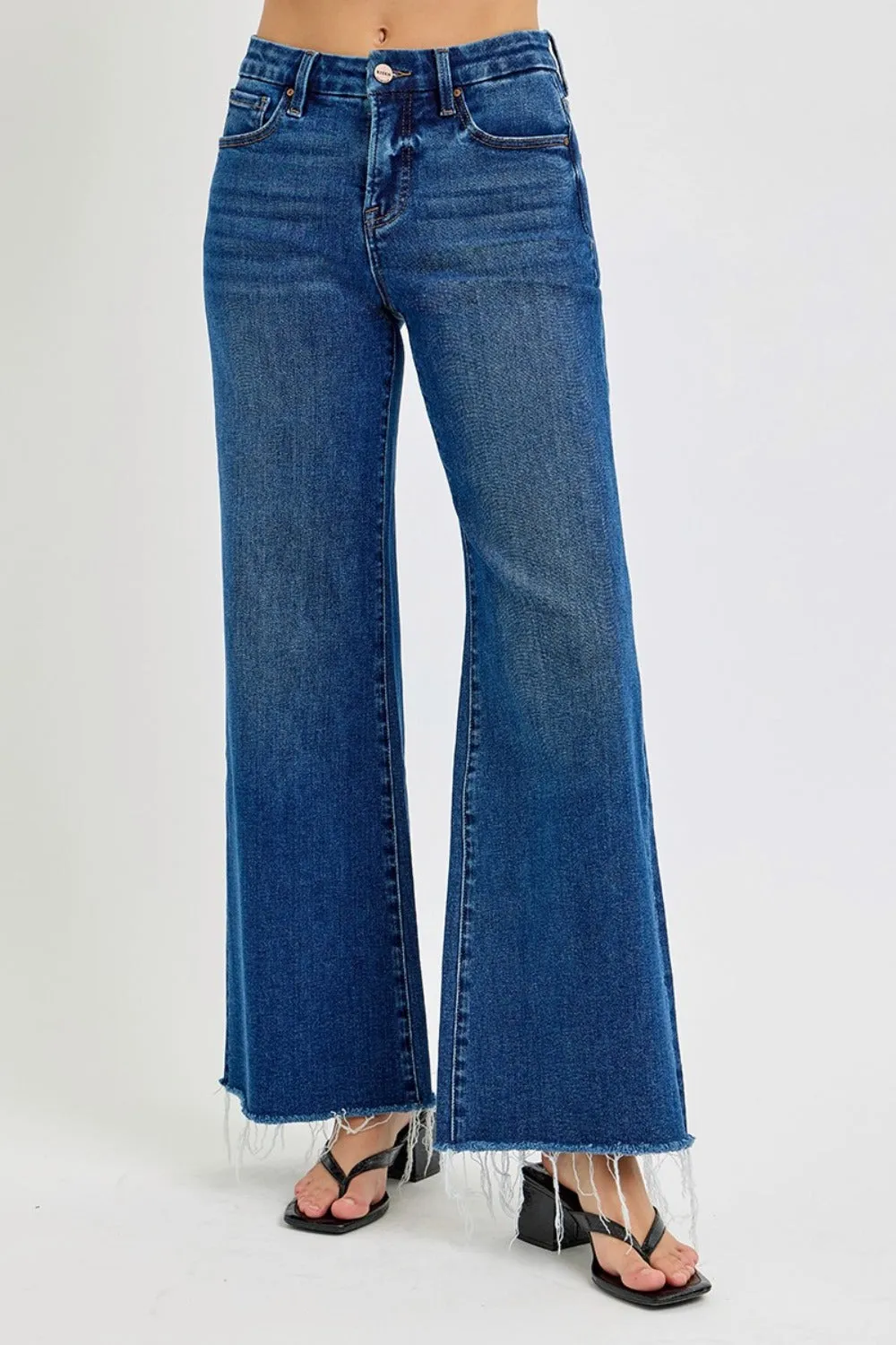 Tallory Tummy Control High Rise Wide Leg Jeans