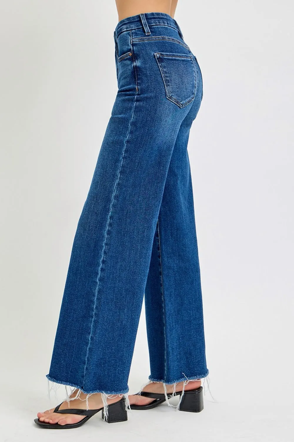 Tallory Tummy Control High Rise Wide Leg Jeans