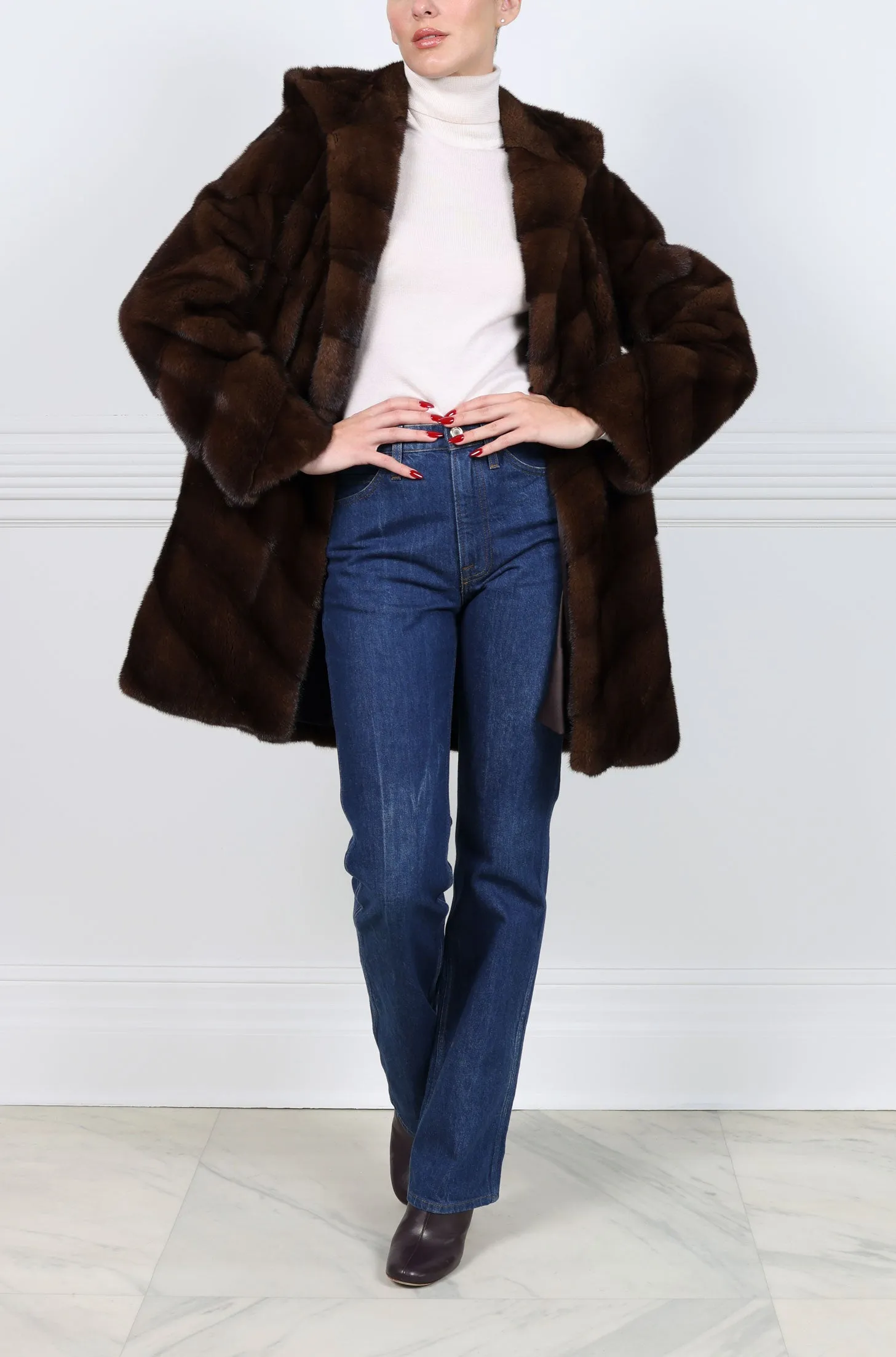 The Flynn Mink Fur Coat