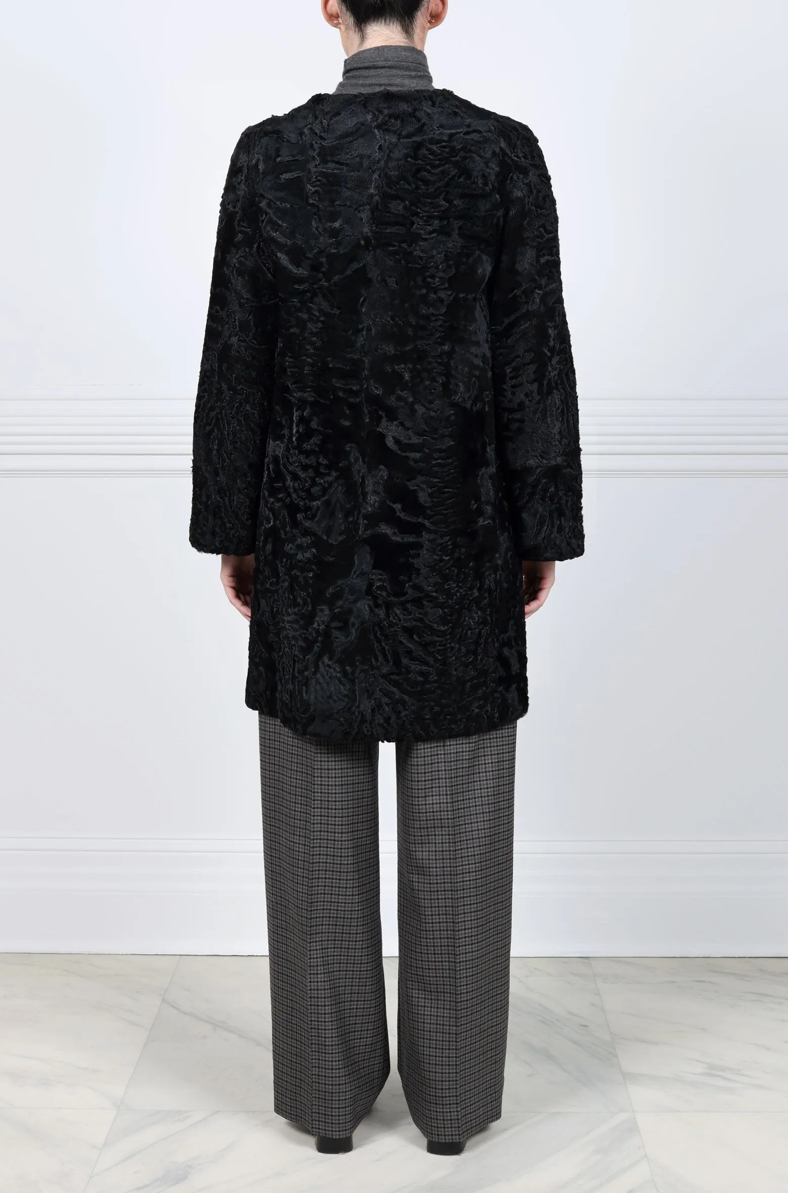 The Linden Swakara Lamb Coat