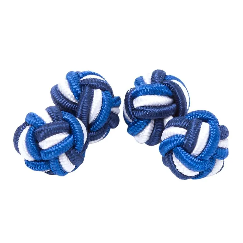 Tri-Colored Knot Cufflinks