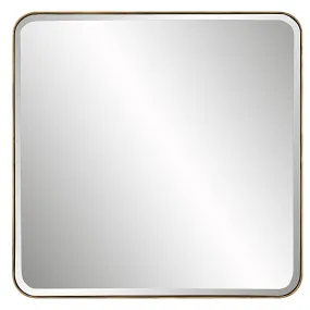 Uttermost Hampshire Square Gold Mirror