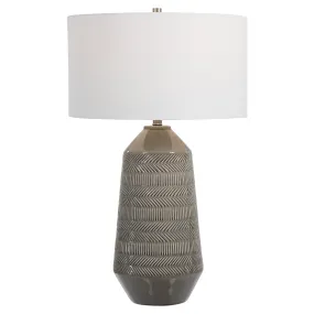 Uttermost Rewind Gray Table Lamp