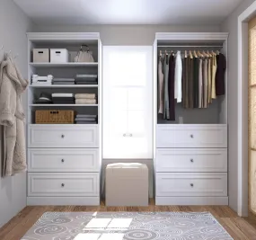 Versatile 72“ Closet Organizer - White