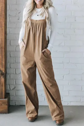 Vintage Gray Corduroy Overall