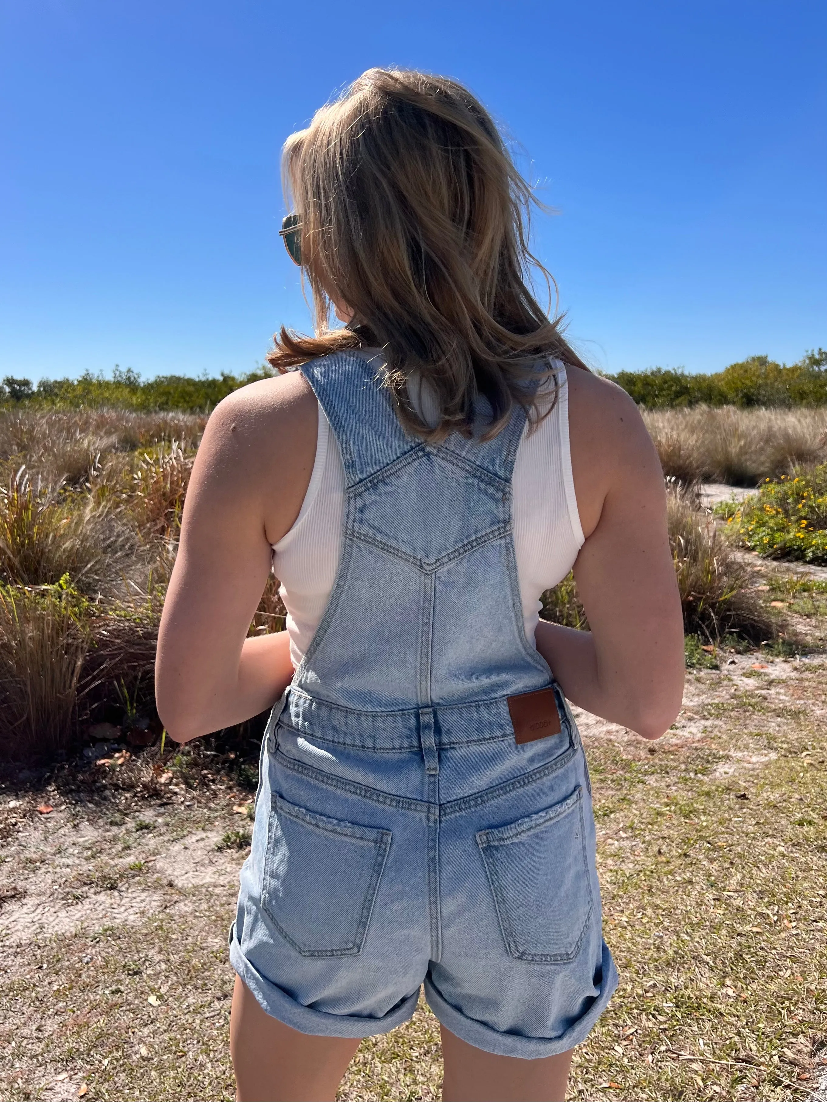 WILDER DENIM SHORTALLS