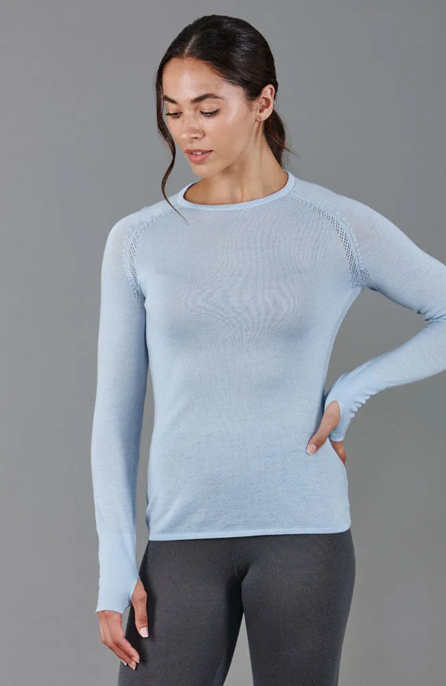 Womens Midweight Merino Activewear Training Top