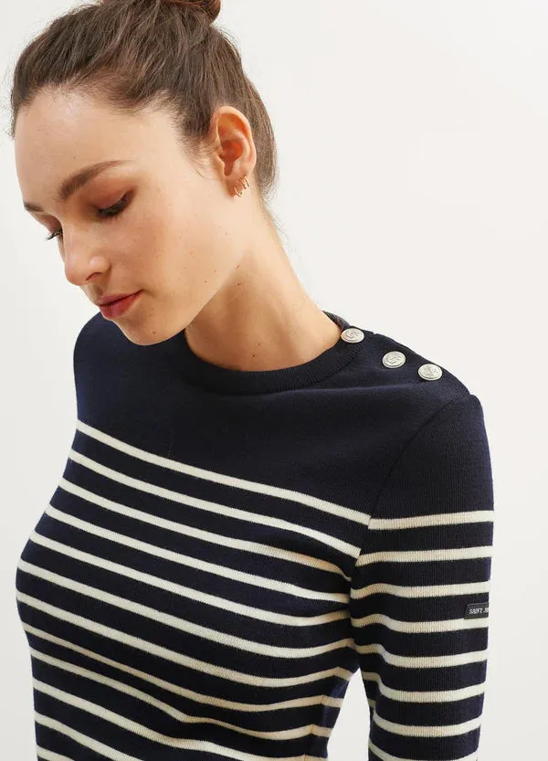 Women's striped sailor sweater Tide - Saint James