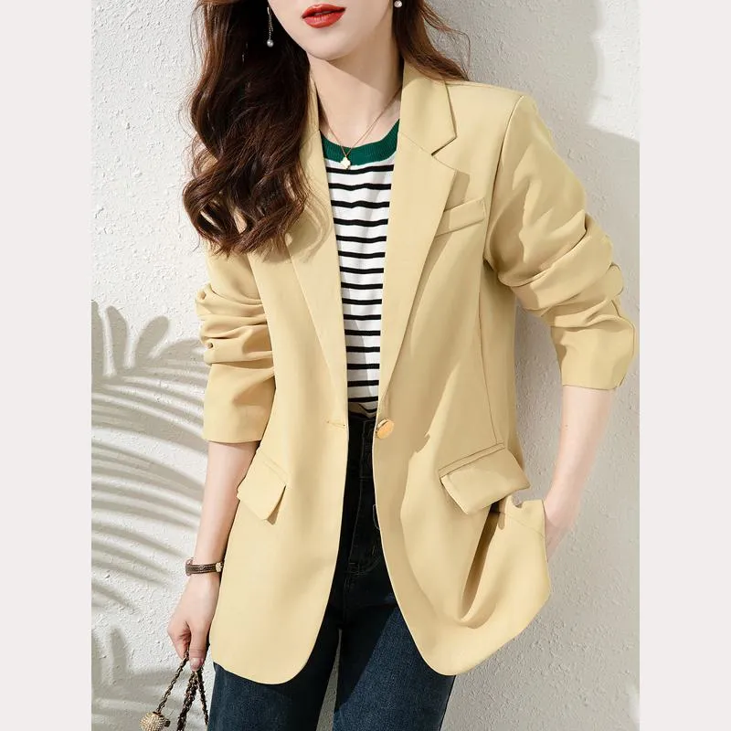 Yellow Chic Versatile Blazer