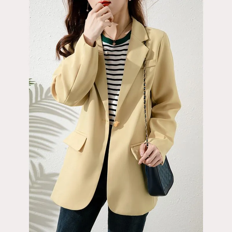 Yellow Chic Versatile Blazer