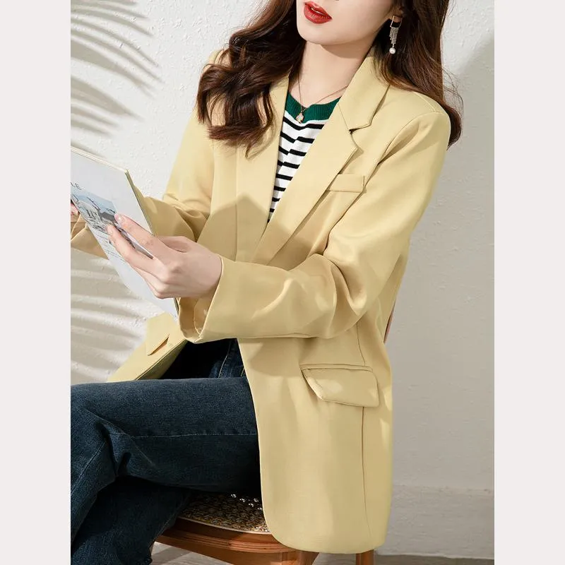 Yellow Chic Versatile Blazer