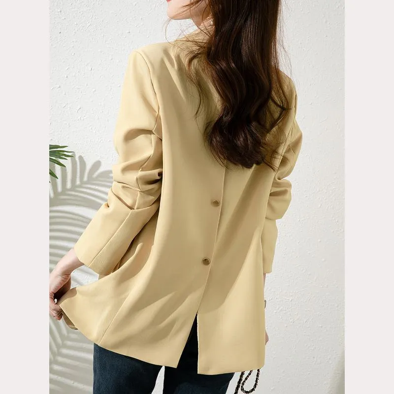 Yellow Chic Versatile Blazer