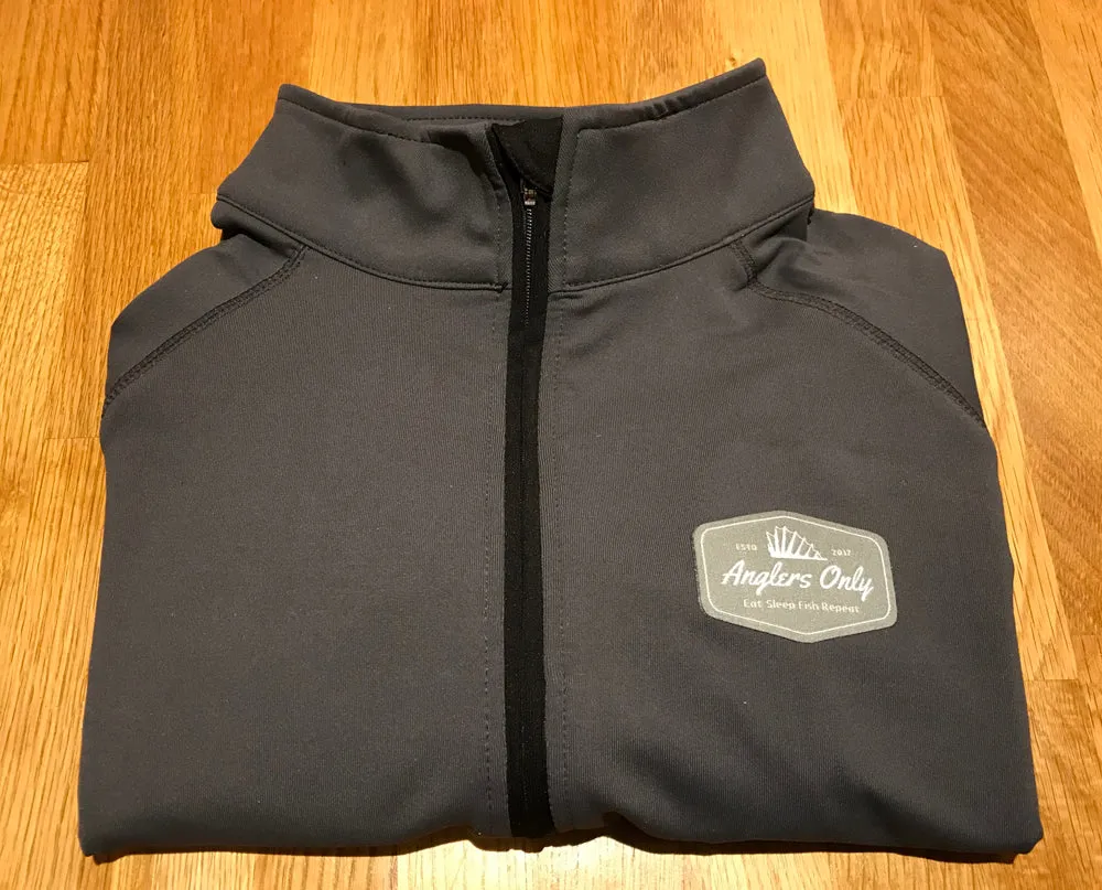 'Zip Shield' Fishing Top - Charcoal